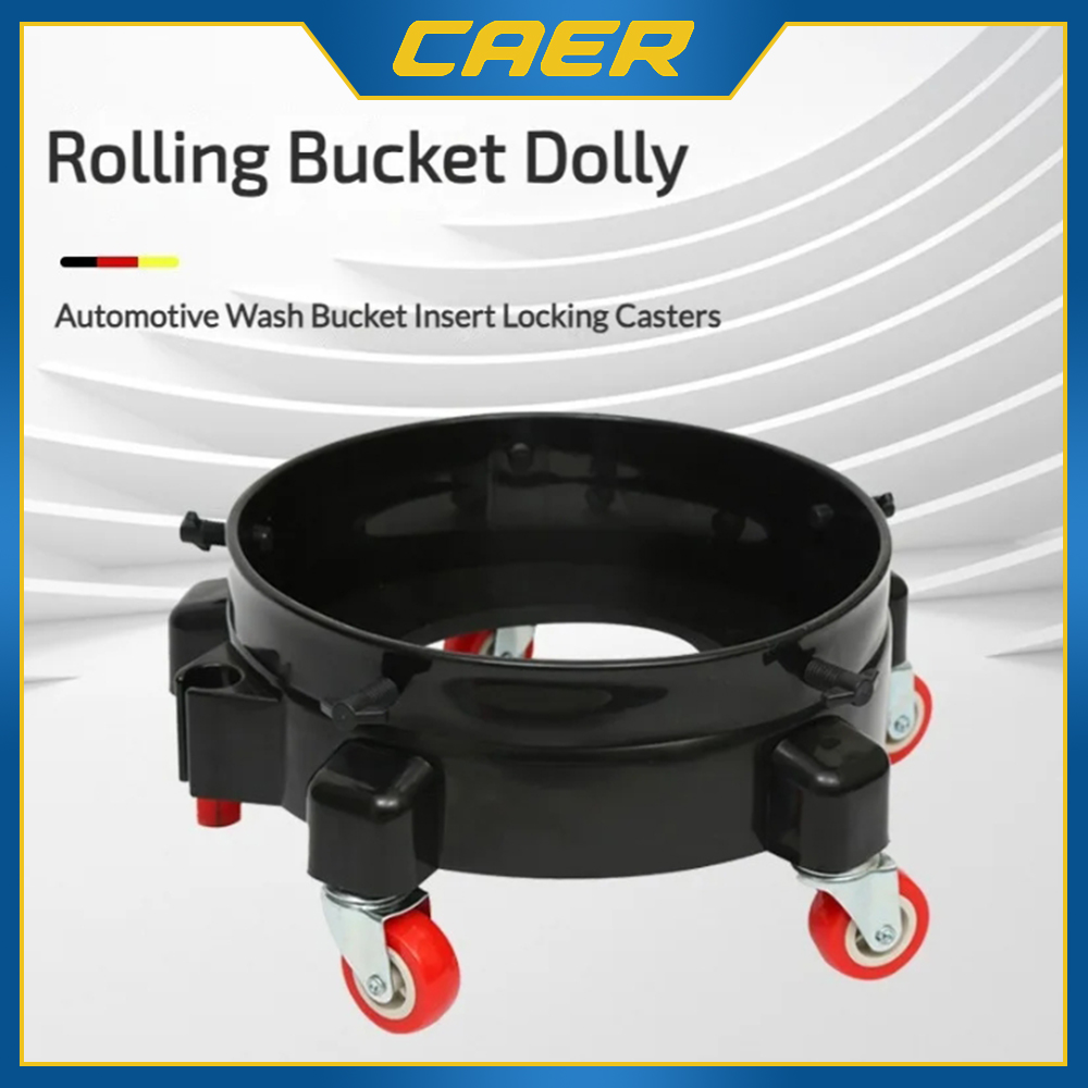 rollen Eimer Puppe Einfach zu bedienender Autowascheimer Puppe Autozubehör Drehbarer rollen Eimer Puppe mit Radzubehör