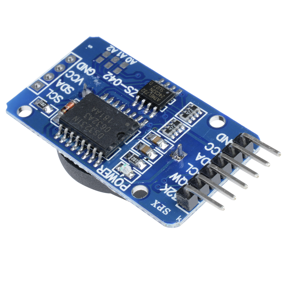 Ds3231 at24 c 32 iic precision rtc realtidsklocka minnesmodul programmerbar fyrkantvåg utgång 3.3-5.5v utan batteri