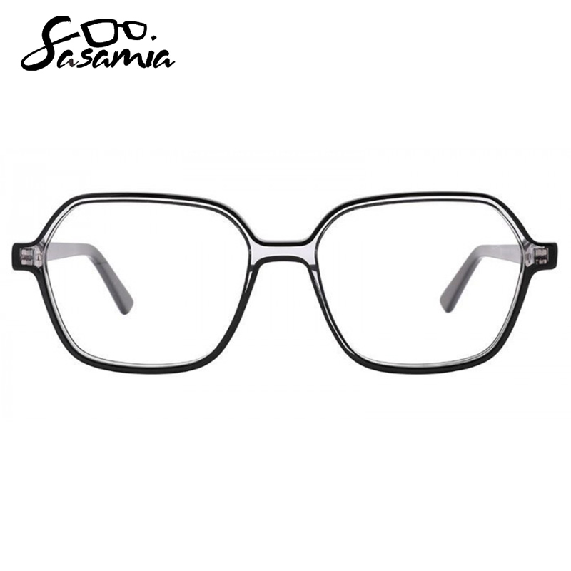 SASAMIA Square Glasses Frames for Female Optical Glasses Frames Spectacles Frames for Woman Eyewear glass green