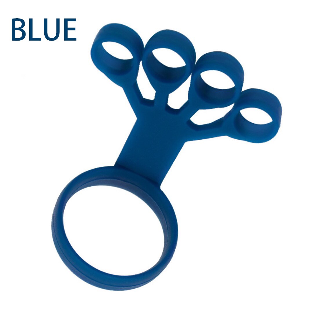 Silicone Grip Device Finger Exercise Stretcher Arthritis Hand Grip Trainer Strengthen Rehabilitation Training To Relieve Pain: Blue 8.8LB