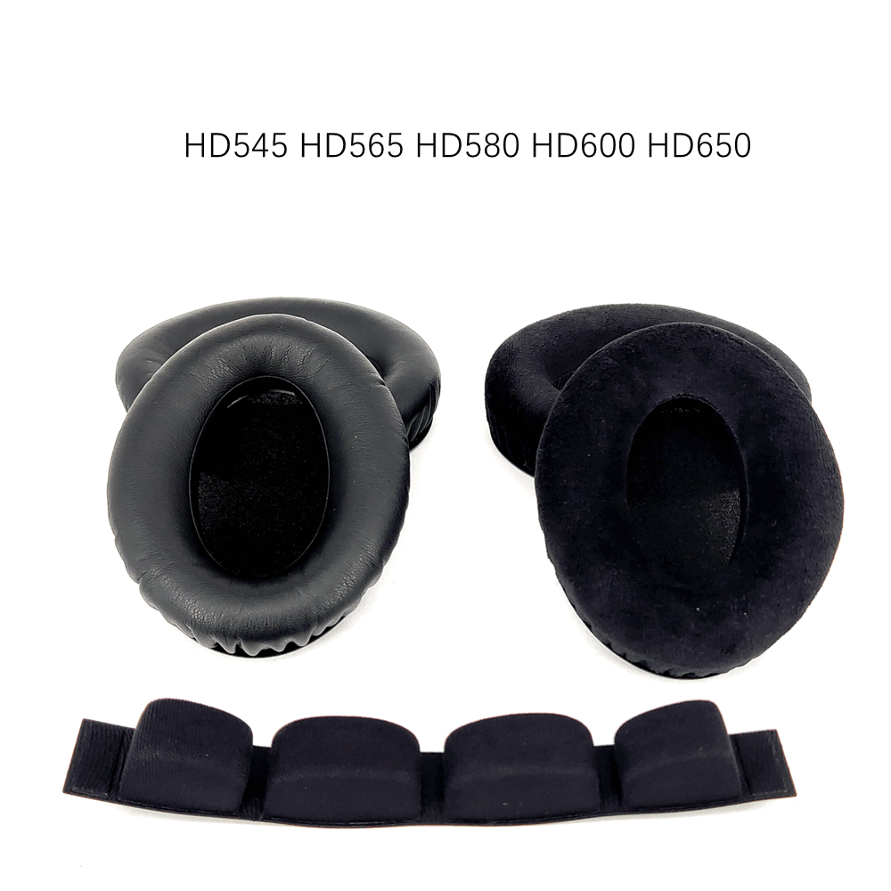 Für Sennheiser HD 545 HD 565 HD 580 HD 600 HD 650 HD 545 565 580 600 Kopfhörer Headset Ohrpolster Ersatz Ohrpolster Stirnband Kissen