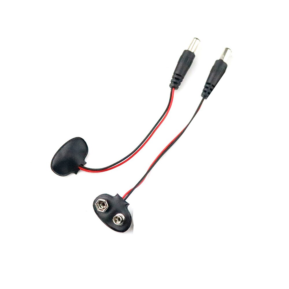 5Stck DC 9V Batterie Geschmack Energie Kabel Batterie Schnalle Druckknöpfen Energie Kabel Stecker DC Für Arduino Uno R3 DIY Jack Stecker