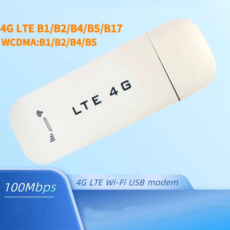 Módem Wifi USB 4G LTE de 100Mbps para coche, enrutador Wifi 4G, adaptador de red Dongle con ranura para tarjeta Sim