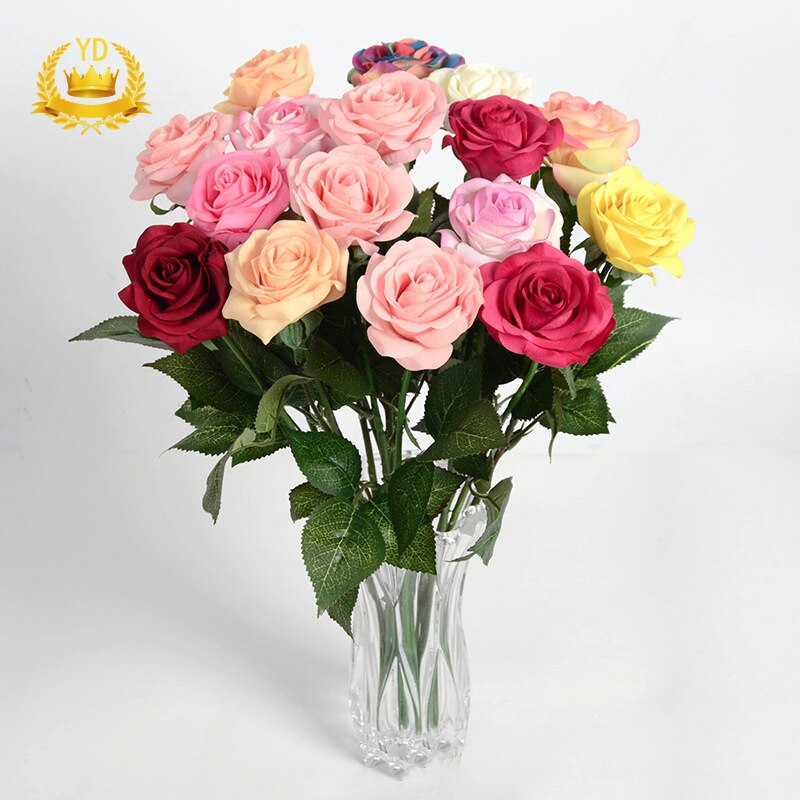 Simulation Feel Rose Valentine Wedding Home Decoration Flower MyMei