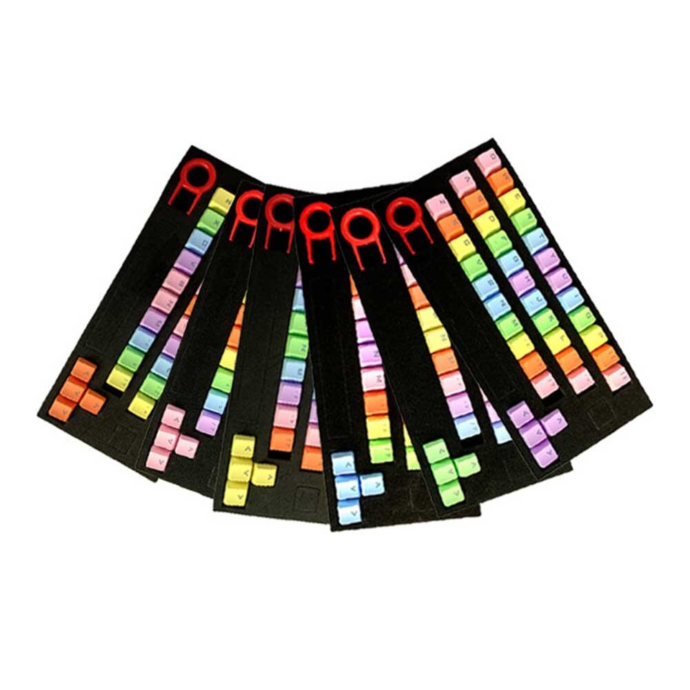 37 Key Backlit Keycap Set PBT Replacement Translucidus Mechanical Keyboard Practical Gaming Computer Accessory Office