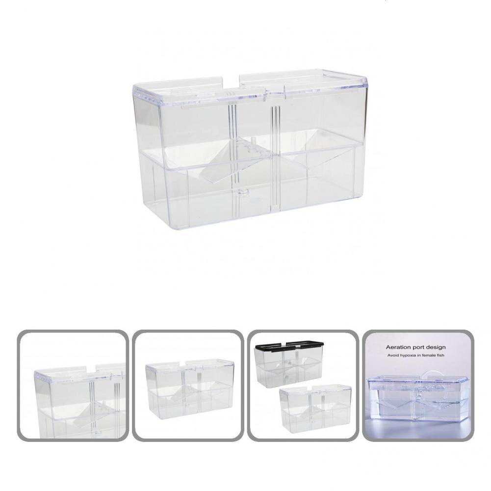 Fish Isolation Box Safe Aquarium Breeding Tank Isolation Box Home Use Fish Hatching Box