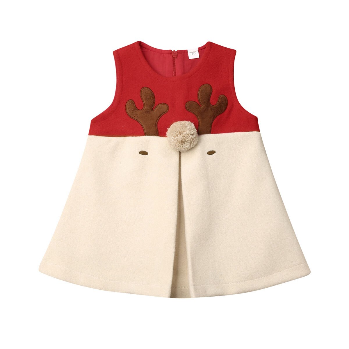 Herbst Winter Neugeborenen Kleinkinder Baby Mädchen freundlicher Haarigen Weihnachten Weihnachten Weste Geweih Spitzen SchöNe Kleidung Outfits