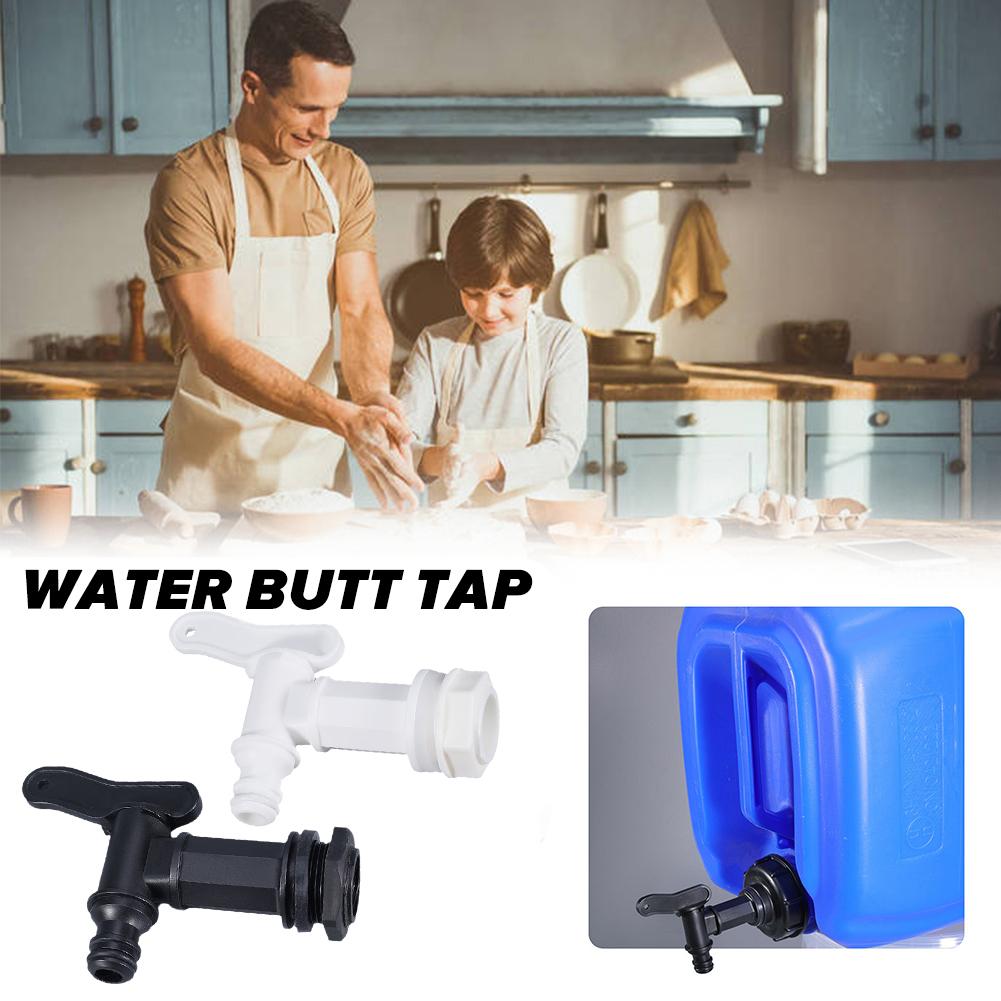 Water Butt Tap Adapter Home Garden Faucet Adapter Durable Plastic Faucet Garden Water Barrel Water Tank Spout Valve