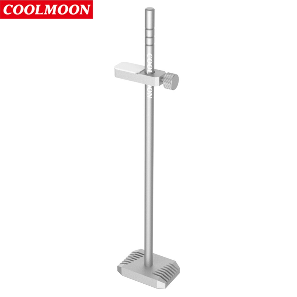 COOLMOON Aluminum GPU Bracket Graphic Card Holder Desktop PC Case Video Card Stand Support Rack Water Cooling Kit Accessories: Silver