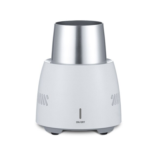 Kbxstart 350ml draagbare koelkast, beker voor koude dranken, instant koeling, bekerkoeler, vriezer, desktop vriesmachine, waterkoker: Eu-stekker