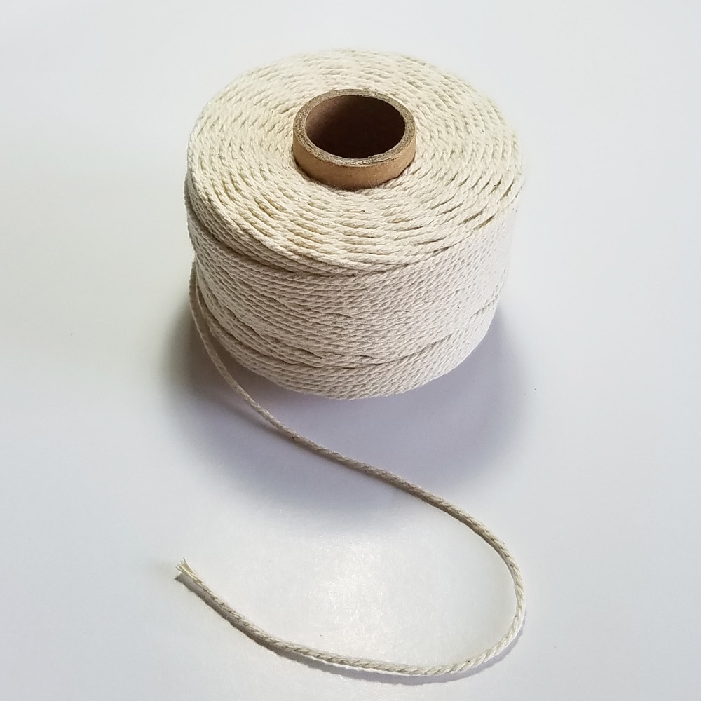 100% Natuurlijk katoen touw cords 80 m/roll tag hangen handgemaakte accessoire DIY