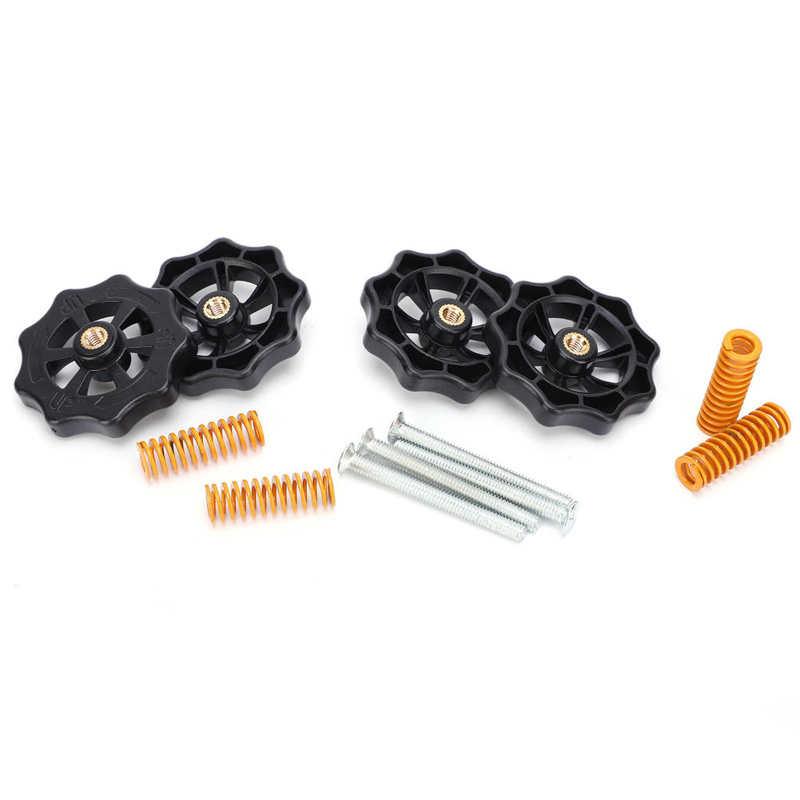 stainless steel wire insert threaded inserts 2 Sets Printer Accessories Leveling Nut Bed Springs Heating Rod