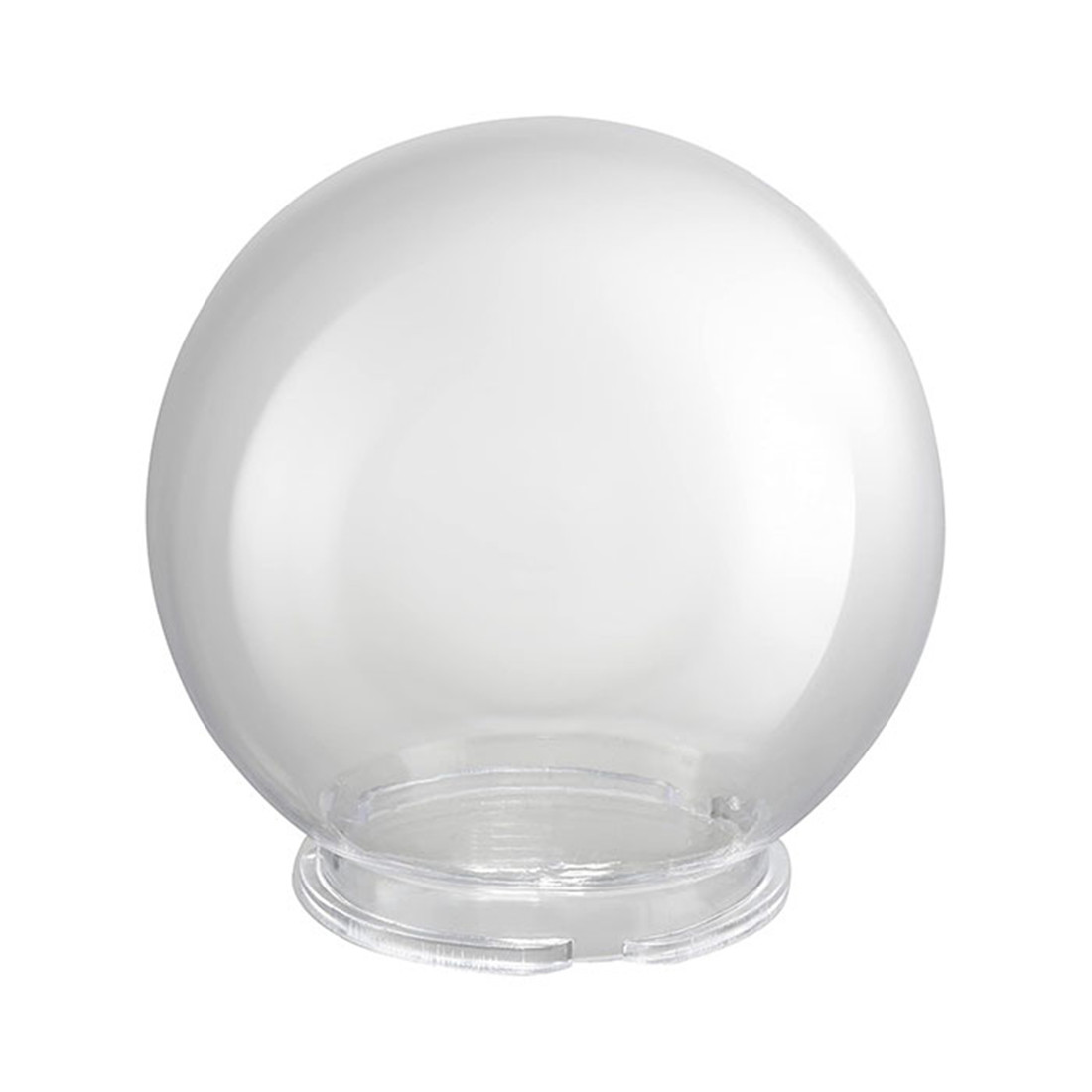 D15cm D20cm D25cm Twist Lock Neck Clear Acrylic Shade Replacement Post Globe Cover with 9.2cm Opening for Outdoor Pathway Lamp