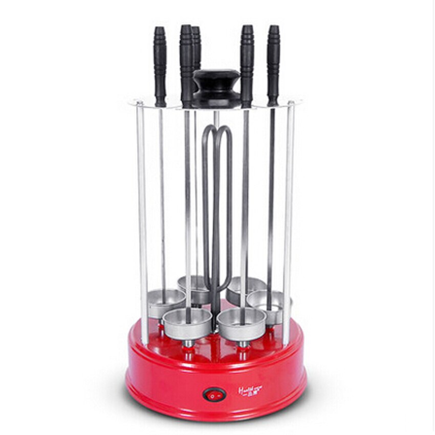 1 PC 220V Electric Home Rotate party family 304 stainless steel Barbecue BBQ Grill with drip cup