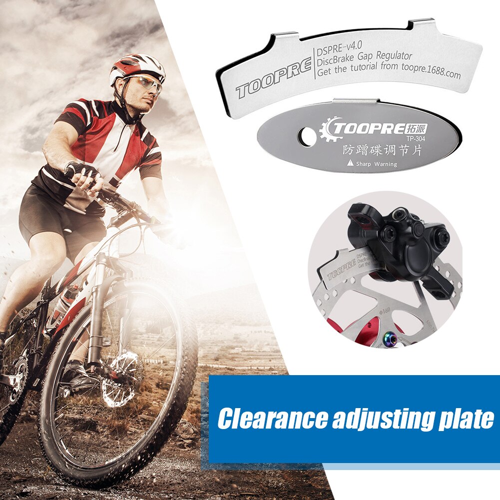 MTB Mountain Bike Disc Brake Pads Adjusting Tool Bicycle Brake Pads Rotor Alignment Spacer Cycling Repair Kit