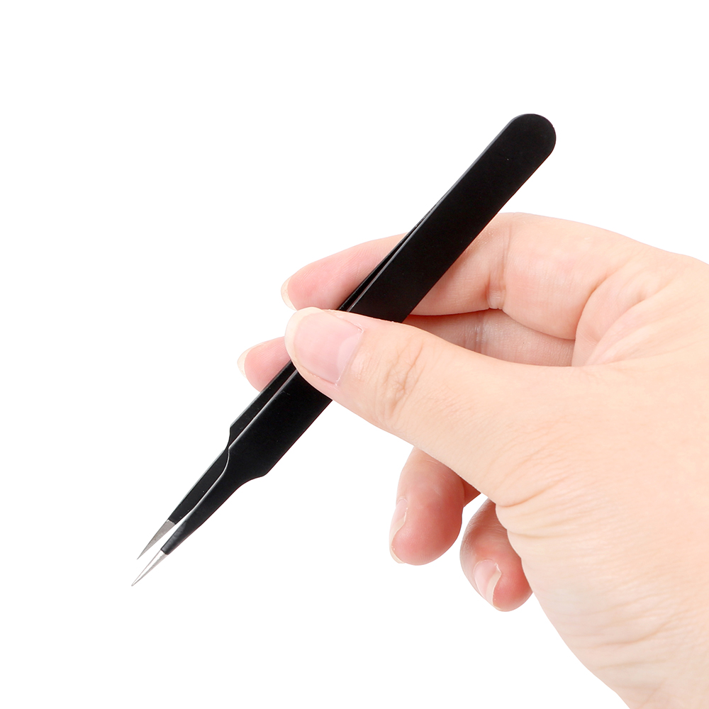 NICEYARD 9 Pcs/Set Precision Repair Tools Kit Anti Static for Electronics Phone Repairing BGA Work Hand Tool ESD Tweezers Set