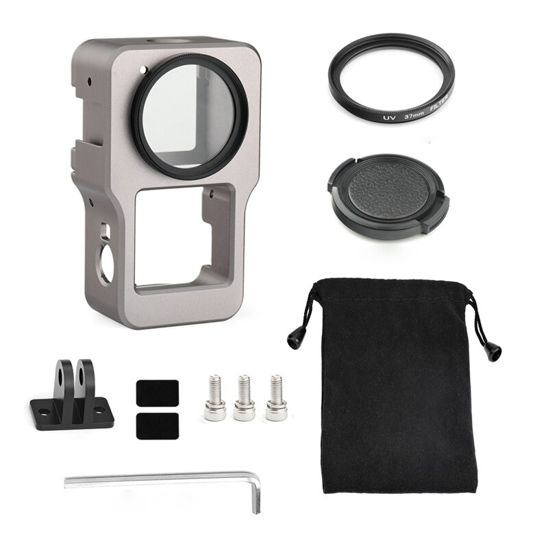 LICHIFIT Gehäuse Shell Case Cover CNC Aluminiumlegierung Schutzkäfig für GoPro Max Zubehör LICHIFIT Gehäuse Shell Case Cover CNC Aluminiumlegierung Schutzkäfig für GoPro Max Zubehör