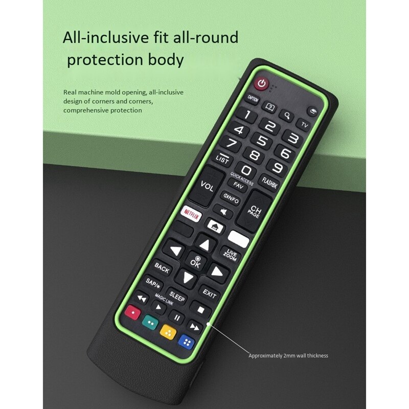 Siliconen Case Voor Lg Smart Tv Afstandsbediening AKB75095307 AKB75375604 AKB75675304 Shockproof Beschermhoes