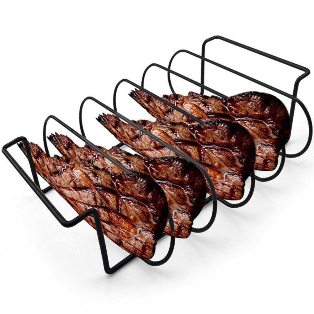 Non-stick Square Steak Rack Meat Grill Stand Iron ... – Vicedeal