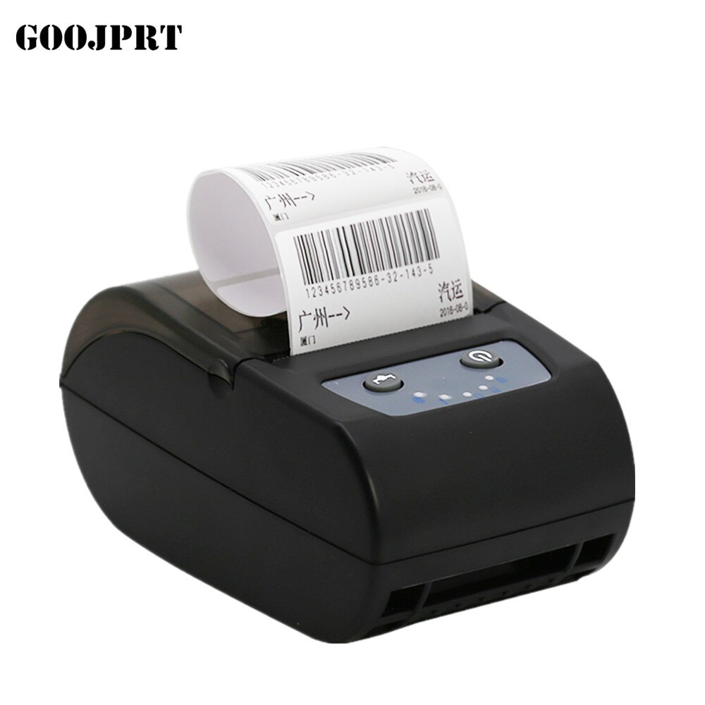 Sælger fjerkræ digtere Termisk bluetooth 2 tommer stregkode printer mini mærkat etiketprinter til  android ios – Grandado