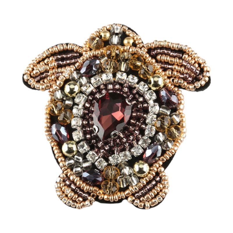 perler rhinestone lapp marine dyr diy krystall sy emblem skilt applikasjon  lx9e: 6 ee 501993-5