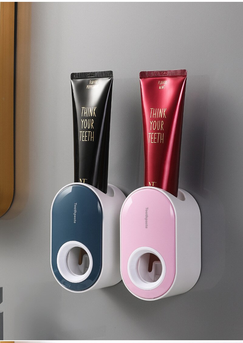 Automatic Toothpaste Squeezer Home Toothpaste Holder Easy Dispenser Rolling Holder Bathroom Supply Tooth Cleaning Accessories