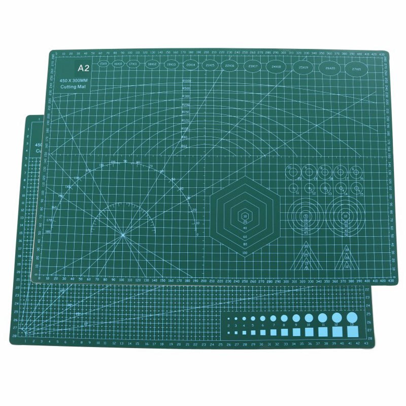 3mm A2 PVC Schneiden Matte Schneiden Pad Patchwork Doppel Gedruckt Self Healing Schneiden Matte Handwerk Quilten Scrapbooking Bord 45X60CM