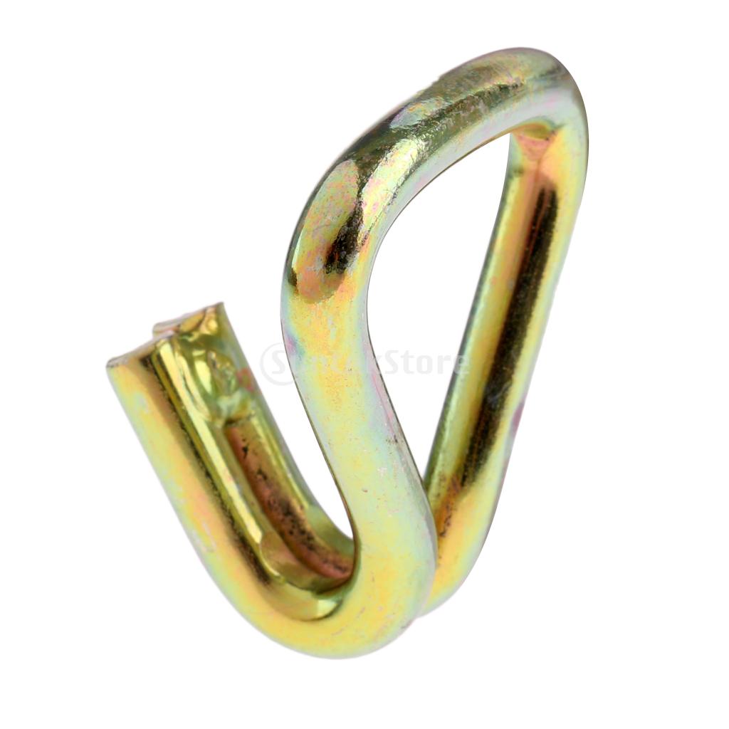 4 stuks robuuste, duurzame stalen ratel met dubbele j-haken, universeel voor standaard 1 " 25mm spanbanden