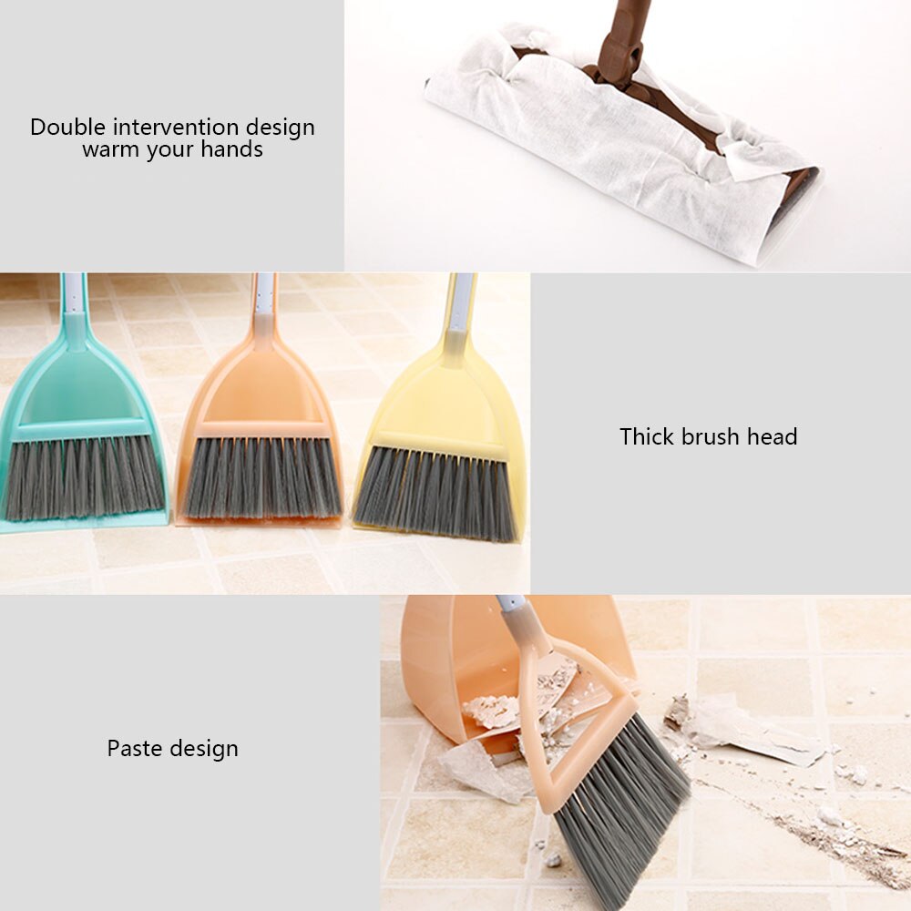 Children Kitchen Broom Pretend Play Toys Mops Floor Cleaning Miniature Play Do House Education Toy Cleaning Toy Set J75