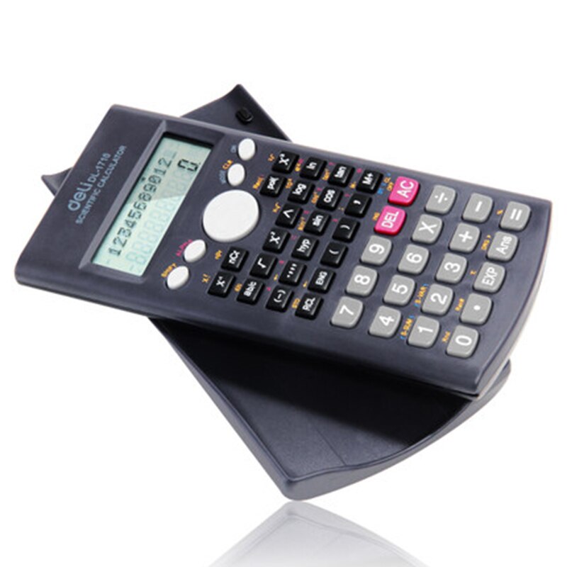 Deli DL-1710A Limited Plastic Battery 12 Office Calculator Scientific Deli With 240 Functions better FX 991ES