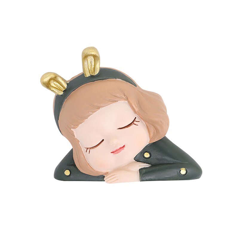 3D Resin On-off Switch Sticker Luxury Switch Outlet Wall Sticker Cartoon Girl Switch Cover Room Decor: A2