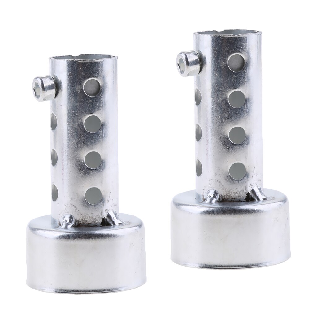 2pcs Universal Exhaust Baffle - 45mm Straight DB Killer - Noise Reducer
