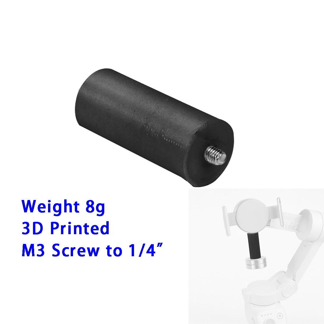 Handheld Gimbal Counterweight Calibration Balance Weights for DJI Osmo Mobile 3 4 OM4 Ronin SC Zhiyun Smooth 4 Moza for BMPCC 4K: Yellow