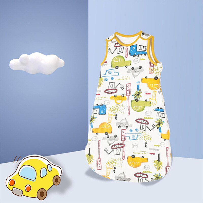 Bébé sacs de couchage coton enfants enveloppe sacs de nuit pour l'hiver doux bande dessinée sacs de sommeil pour enfants garçons filles sac de couchage: city / M Height Within 85cm