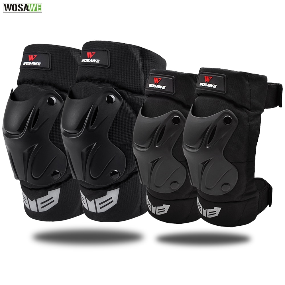 WOSAWE moto rcycle Protection genouillère coudière moto tout-terrain moto Protection croisée équipement corps garde vélo vtt protecteur