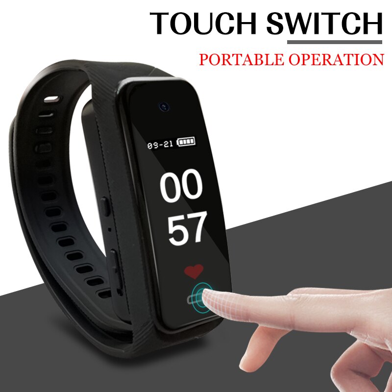 Digital Voice Recorder Fitness Armband mit Voller HD 1080p Kamera Smart Armband Tragbar Körper Kamera-50% OFF