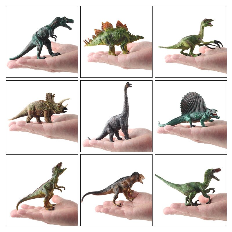 15cm giocattolo modello di dinosauro di plastica cavo Tyrannosaurus Rex triceratopo Brachiosaurus velocraptor regalo di compleanno per ragazzo