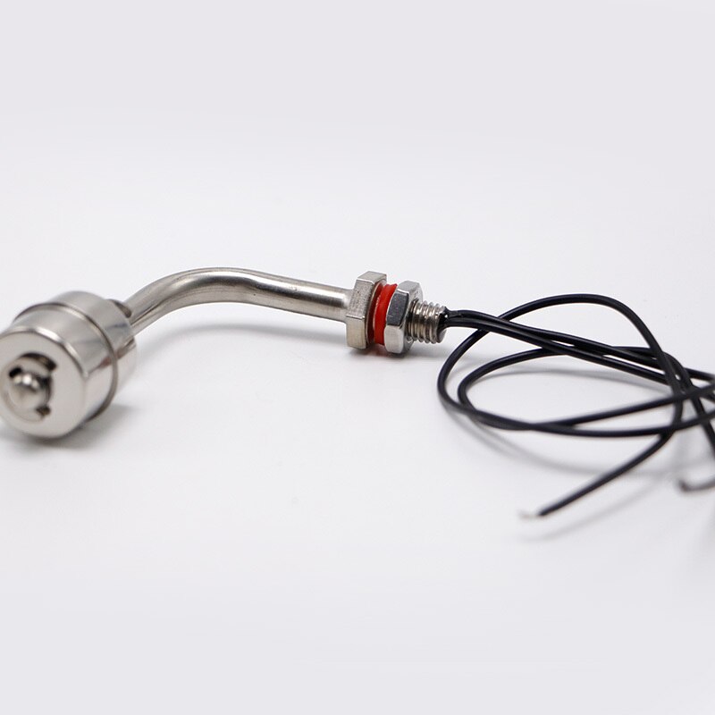 2Pcs/Lot 100V M10-1.5mm Side Mount Horizontal Water Level Sensor Liquid Stainless steel Float Switch