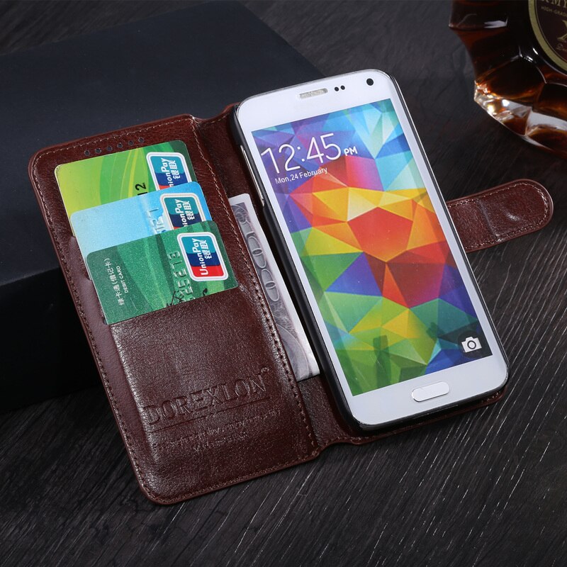 Case For Sony Xperia T3 M50W D5102 D5103 D5106 Leather Original Back Cover Card Slot Wallet Holster Skin Phone Coque