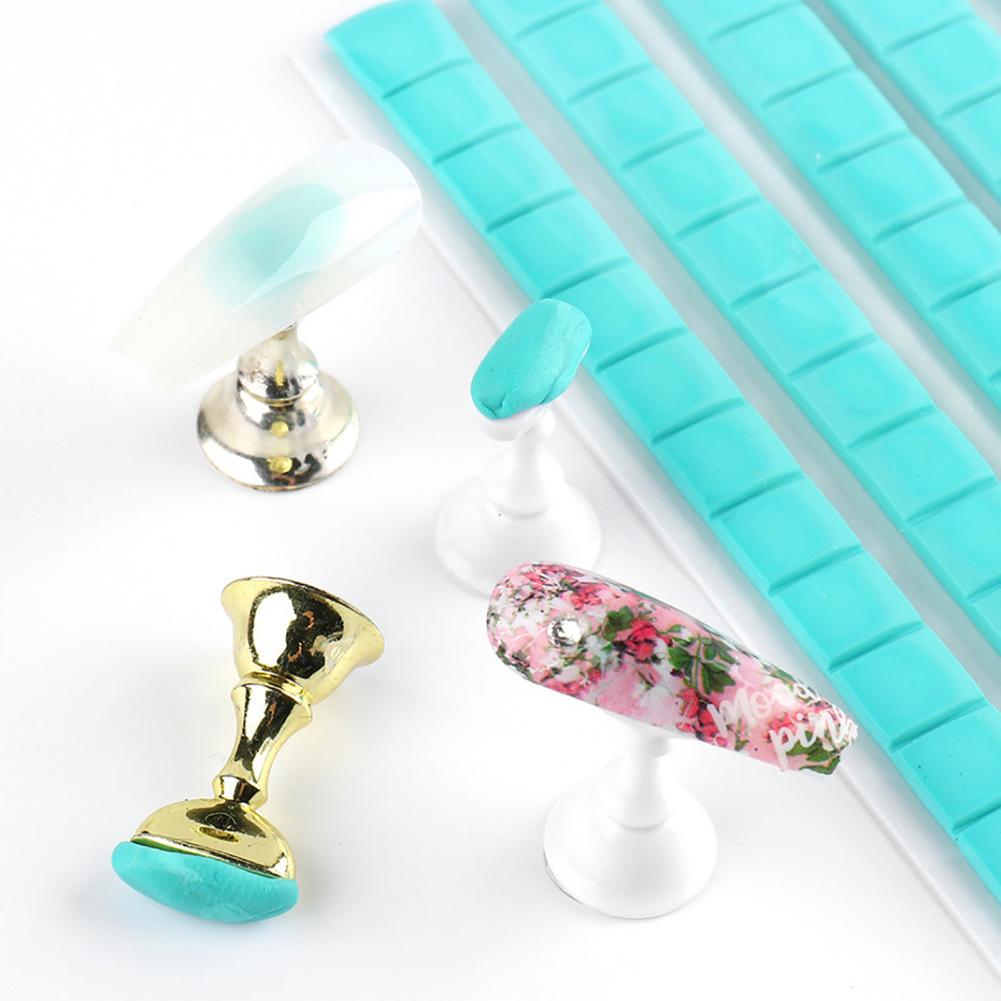 Tips Practice Stand Versatile Manicure Display Practice Stand Mini Nail Holder