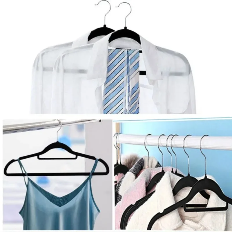 5/10/20 Stuks Kleding Jas Fluwelen Hangers Anti Slip Luxe Gevlokte Broek Rok Opberghaak Hanger Kast Kleerhangers