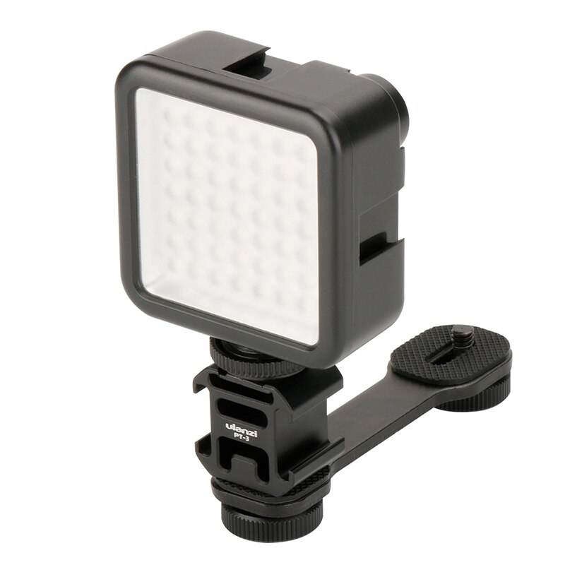 Ulanzi 1Pcs Pt-3 Extention Bar W 3 Cold Shoe Mounts & 1Pcs Pt-7 Cold Shoe Stand Bracket Extension Plate with Screw