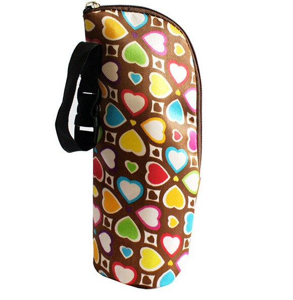 1 unidad de biberón de leche para bebé, bolsa de aislamiento con calentador de leche, bolsa térmica para biberón, termo, biberón, bolsa para biberones: Bottle bag 3