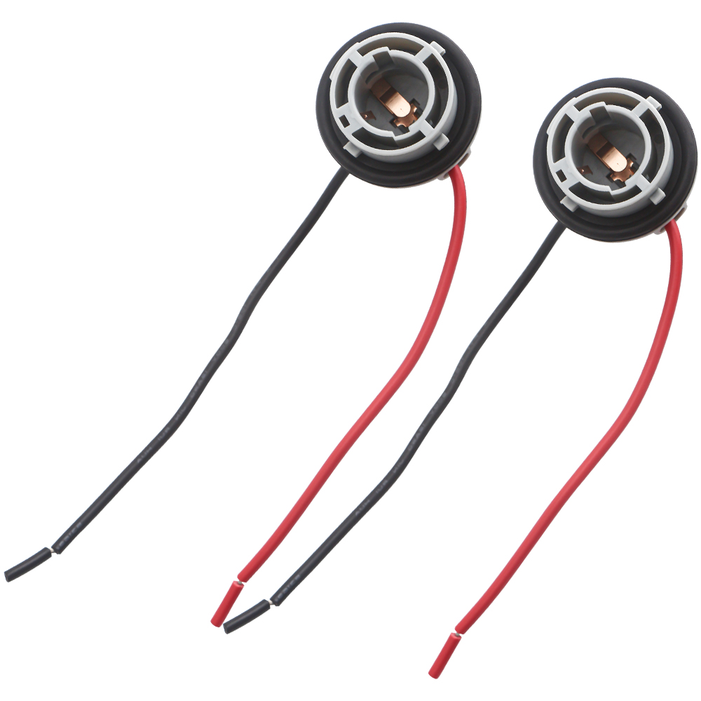 2 uds casquillo de bombilla BA15S portalámparas P21W adaptador Base conector luces de coche piezas de Base BAU15S 1156 382 accesorios de coche