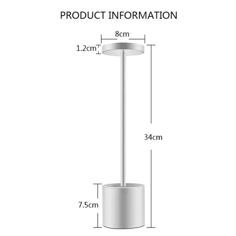 Led Tafellamp Modern Restaurant Diner Light Usb Oplaadbare Creatieve Verlichting Decor Voor Bar Hotel Eetkamer G8TB