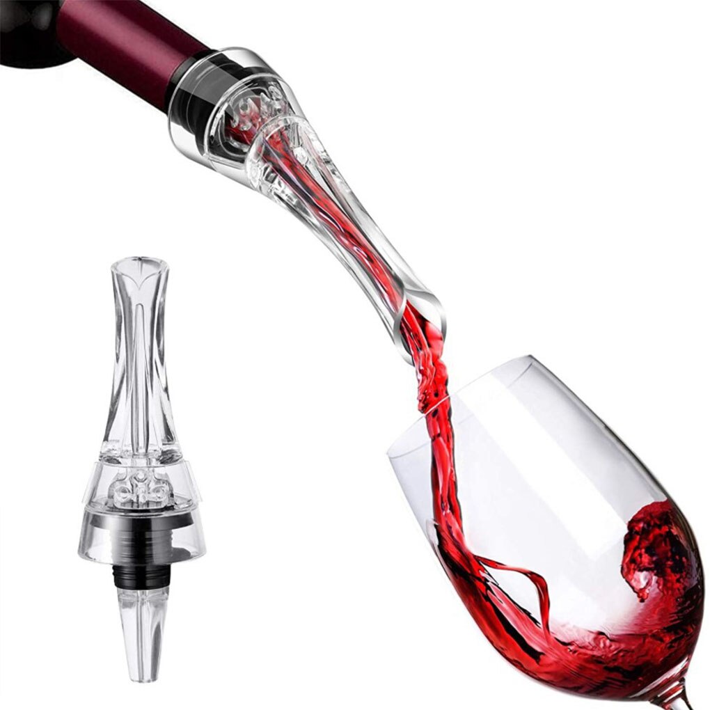 1Pc Acryl Beluchten Schenker Decanter Wijn Beluchter Tuit Pourer Draagbare Wijn Beluchter Schenker Wijn Accessoires Wijn Decanter