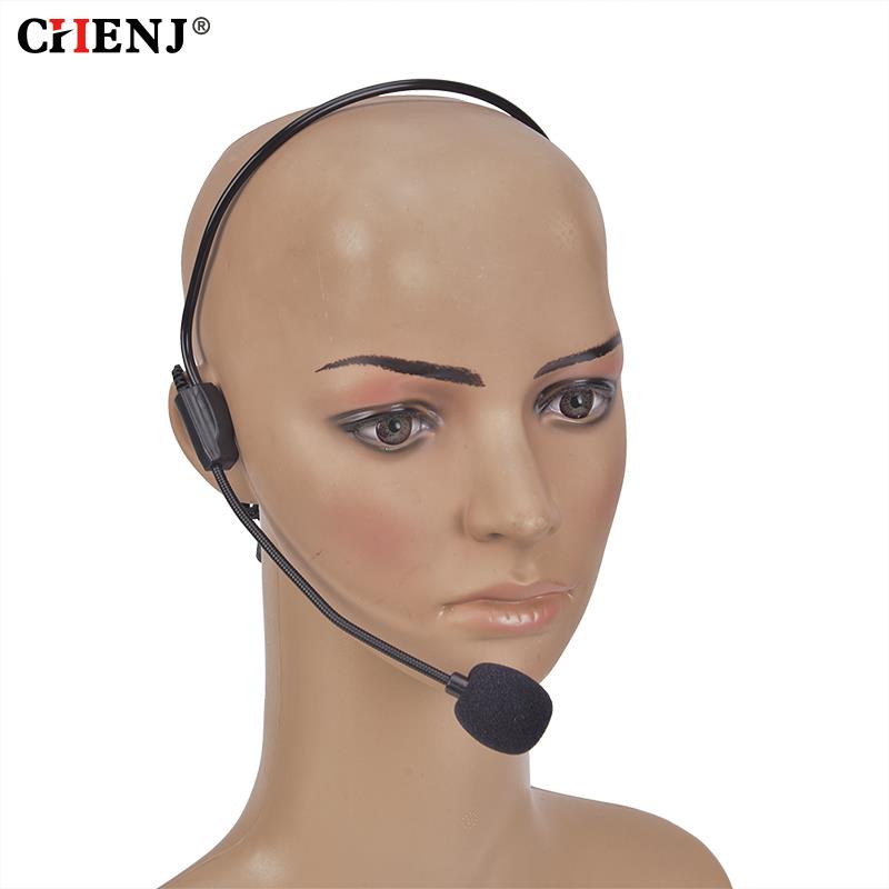 Tragbare Headset Mikrofon Wired 3,5mm Moving Coil Kopfhörer Dynamische Jack Mic Für Lautsprecher Tour Guide Lehre Vortrag