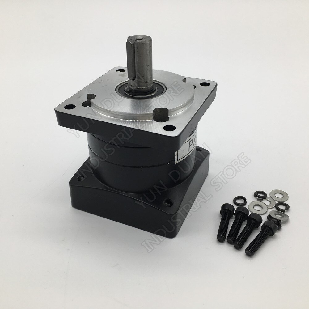Nema32 80mm Planetary Gearbox 4:1 Speed Ratio 4 Speed Reducer 3000rpm Shaft 19mm Carbon steel Gear for Servo Stepper Motor