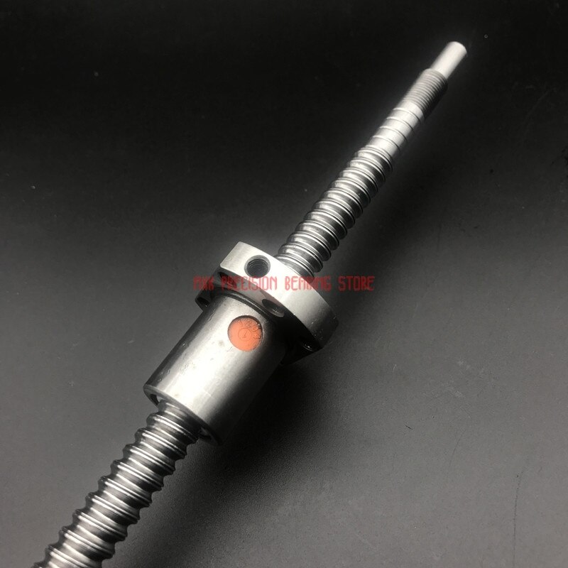 Cnc Router Parts Sfu1605 450mm Ballscrew Set : 1pc Ball Screw Rm1605 L450mm+1pc Nut Cnc Part Standard End Machined For Bk/bf12