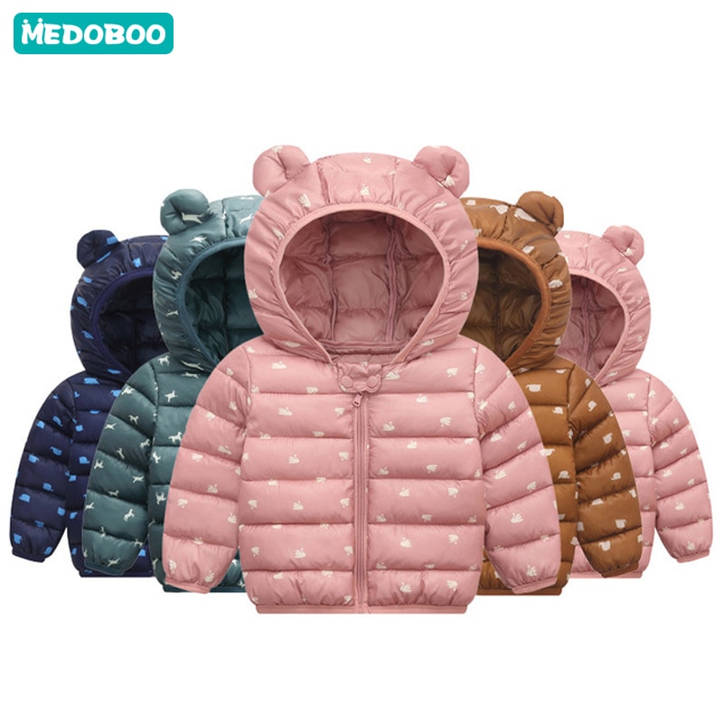 Medoboo bébé hiver manteau filles garçons enfant veste bébé vêtements -nés combinaisons Snowsuit à capuche veste manteau hauts vêtements d'extérieur